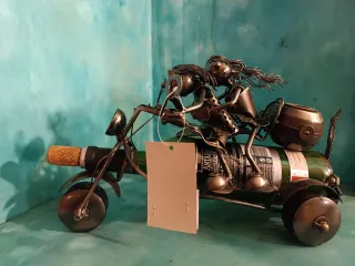 Moto Botellero Decorativa