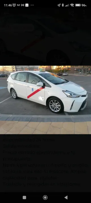 Conductor taxi turno mañana