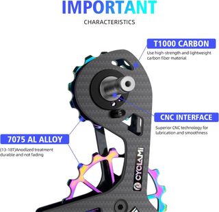 NUEVO! 2 uds S800 Polea Carbono bicicleta 750ml