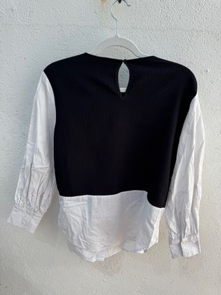 Cuerpo combinado popelín talla M Zara