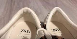 Zara Zapatillas Animal Print Talla 40