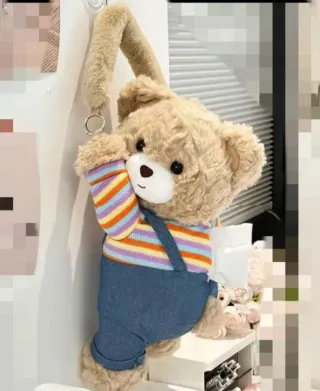 Oso de peluche Vintage porta-pañuelos  (NUEVO!)