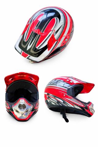 Casco de moto todoterreno