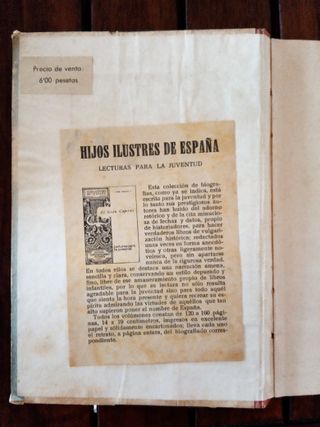 Libro antiguo de Sorolla