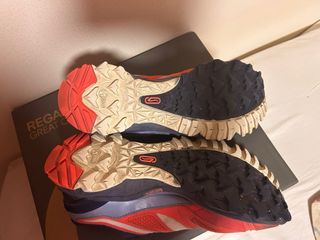Zapatillas Trail Running Kalenji Naranja y Rosa