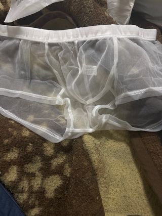 Calzoncillos gasa transparentes M