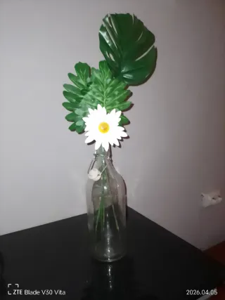 Set 4 Macetas Decorativas Plantas Artificiales