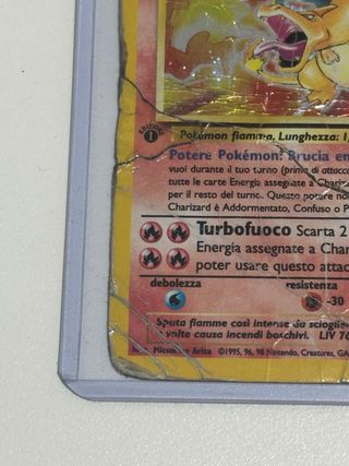 Charizard Base Set 1999 Pokemon Italiana #4/102