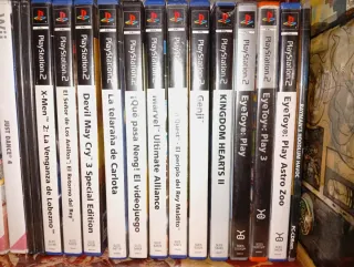 Pack Consola PlayStation 2 + 16 Juegos