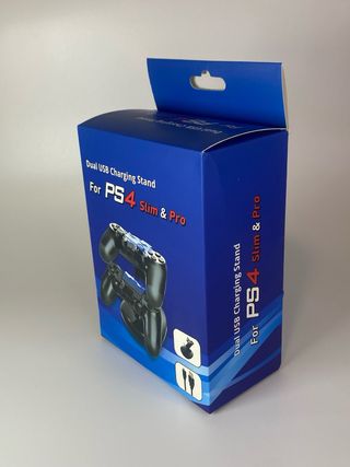 Base Carga Dual Mandos PS4 Slim & Pro