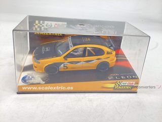 coche slot scalextric seat leon club edición 2004 ref. 6137