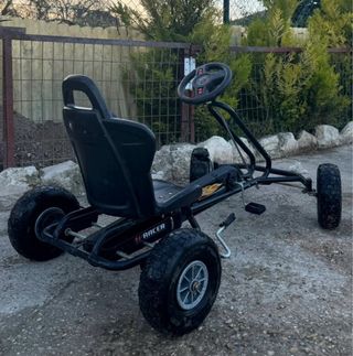Kart a pedales negro