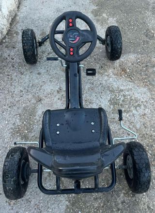 Kart a pedales negro
