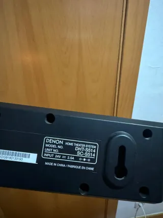 Barra de Sonido Denon Negra