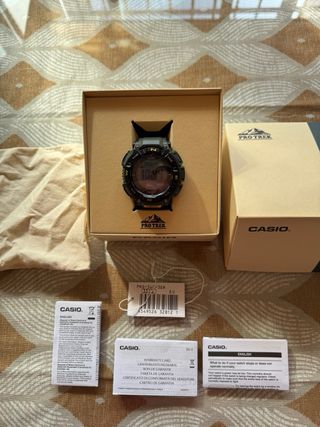 Reloj Casio Pro Trek Verde Solar Triple Sensor
