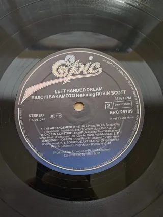 Vinilo Ryuichi Sakamoto Left Handed Dream