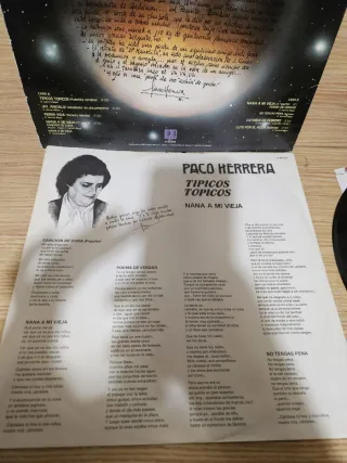 Vinilo Paco Herrera - Típicos Tópicos