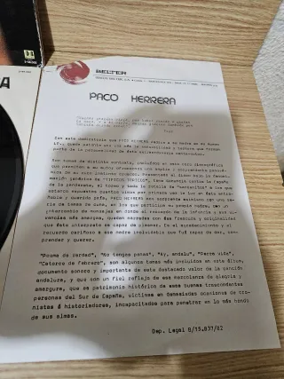 Vinilo Paco Herrera - Típicos Tópicos