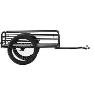 Remolque de Carga para Bicicleta, Capacidad de Carga de 275 lbs/124.7 kg, Carro de Bicicleta de Alta Resistencia, Almacenamiento Compacto Plegable y Liberación Rápida con Enganche Universal, Rueda...