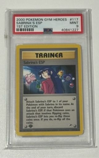 Sabrina's ESP 2000 1st Edition PSA 9