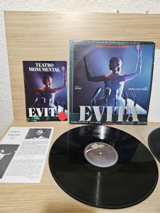 Vinilo Evita - Reparto Original Madrid