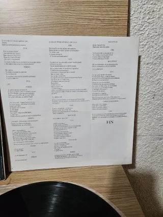 Vinilo Evita - Reparto Original Madrid