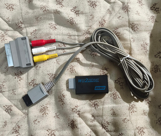 PACK WII: Cable AV + Euroconector + Wii2HDMI