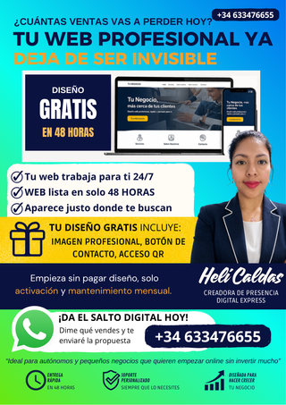 Tu Web Profesional en 48h - DISEÑO GRATIS