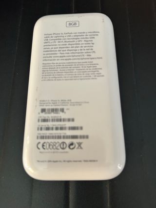 iPhone 5C Blanco y Gris. Para revisar