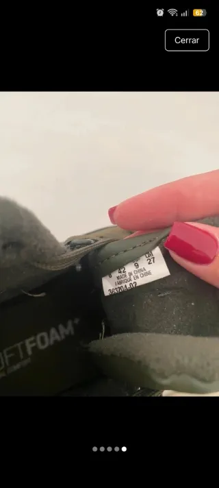 Zapatillas Puma caña alta verde