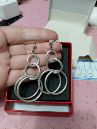 Orecchini argento?alluminio