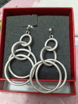 Orecchini argento?alluminio