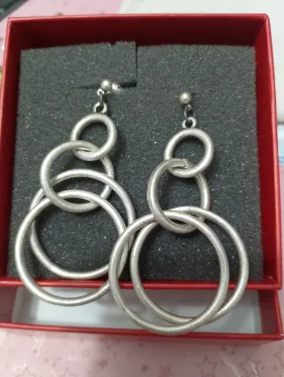 Orecchini argento?alluminio