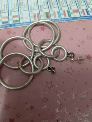 Orecchini argento?alluminio