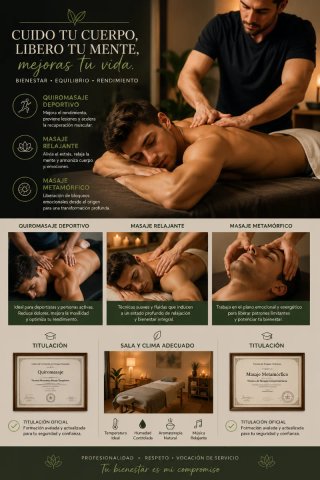 Masaje relajante / descontructuras