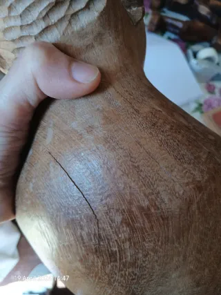 Esculturas de madera figuras humanas arte etnico