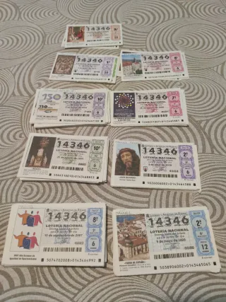 Lotería Nacional Billetes Colección
