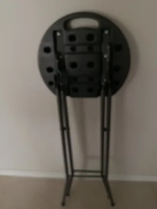 Set 2 Taburetes Altos Plegables