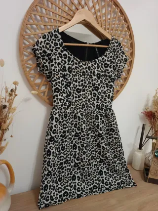 Vestido estampado leopardo