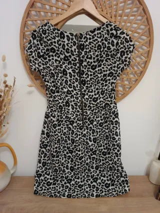 Vestido estampado leopardo