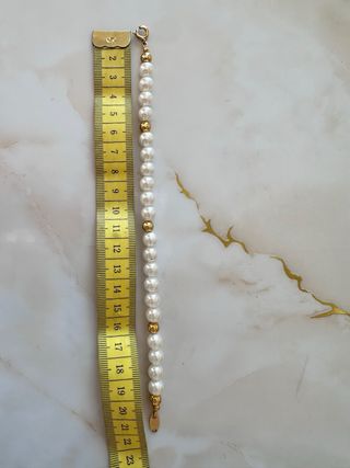 Braccialetto Yev Roscher perle e oro