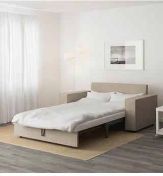 Sofá Cama IKEA VILASUND Gris cuasi nuevo.