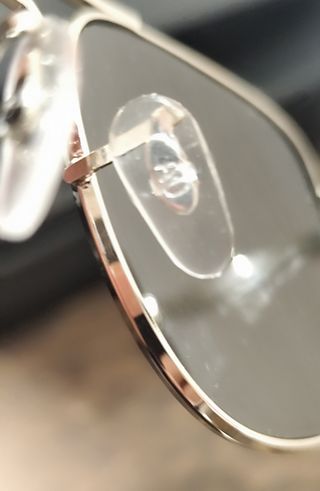 Gafas de sol AO aviador plata y verde