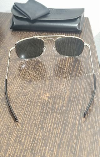 Gafas de sol AO aviador plata y verde