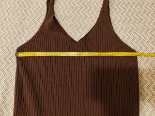 Conjunto vestido y jersey marrón talla única