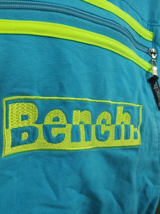 Sudadera Bench Cortavientos Azul y Amarillo Talla