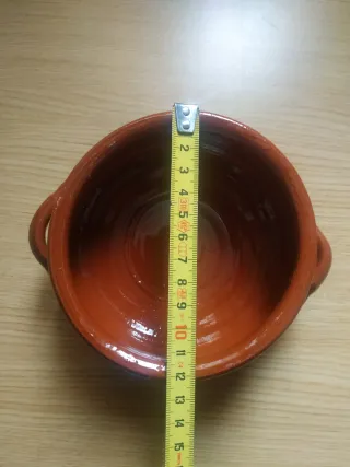 Juego Barro Esmaltado Cuenco y Plato
