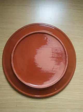 Juego Barro Esmaltado Cuenco y Plato