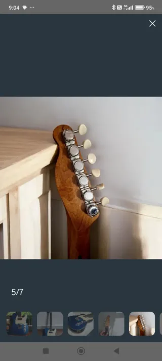 Telecaster P90 Custom Laked Placido Pearl Cream