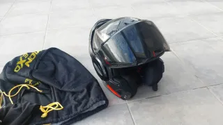 Casco Moto Modular Scorpion Exo Tech Evo carbono